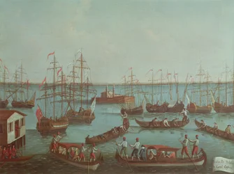 Noblemen Fishing in the Canal Orfano